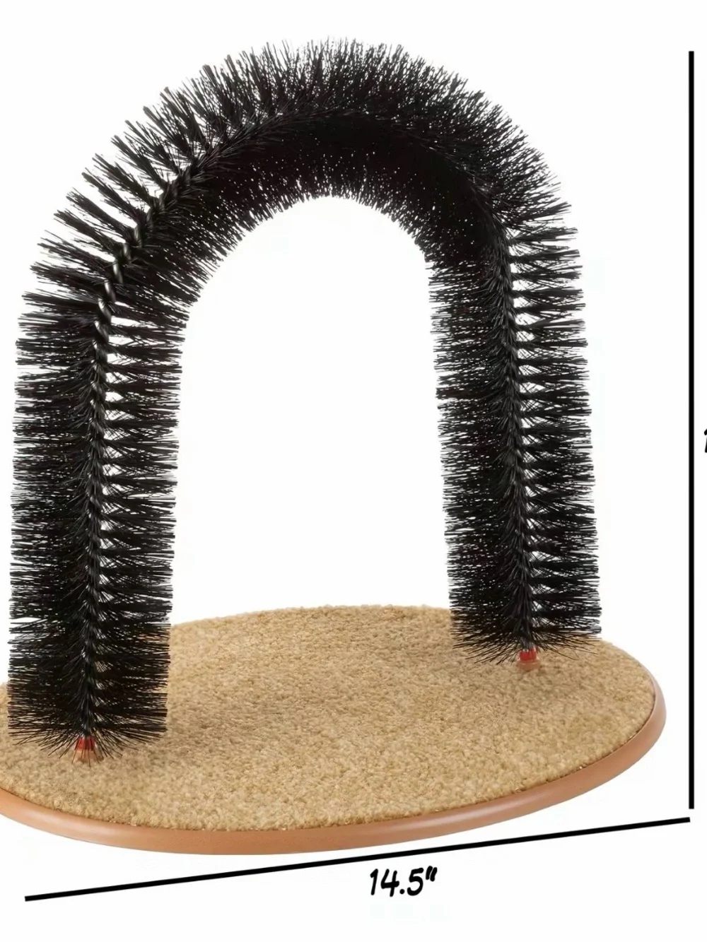 Petmaker Cat SeIf-Grooming Bristle Ring Brush Cat Arch
